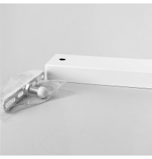 Подвійна прямокутна стельова основа у білому кольорі 35х6х2,5 см