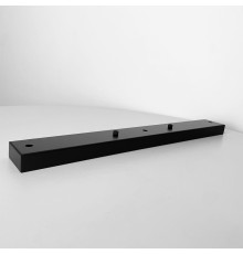 Прямокутна стельова основа на 3 отвори у чорному кольорі 50х6х2,5 см