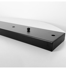 Прямокутна стельова основа на 5 отворів у чорному кольорі 70х9х2,5 см