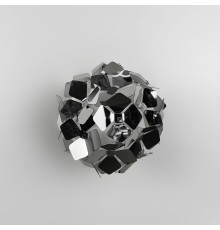 Флористичне бра у хромованому корпусі у вигляді світлової кульки