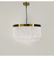 Підвісна 3-х ярусна люстра в латунному корпусі Ø 50 см