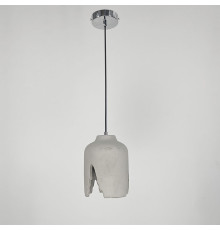 Підвіс із грубим бетонним плафоном 22х16 см