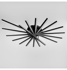 Люстра з геометричним дизайном у чорному корпусі