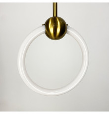 Підвіс зі світлодіодним колом та латунним корпусом