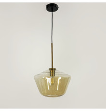 Підвісний світильник з янтарним плафоном 30х20 см