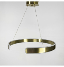 Підвісна латунна люстра Spiral Rings Ø 50 см