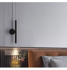 Підвісний світильник з чорним корпусом