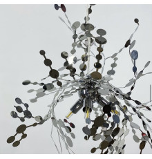 Світильник з гнучких дисків металу на 2 підвіси