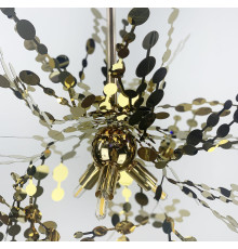 Підвісний світильник з гнучких дисків металу на 3 підвіси