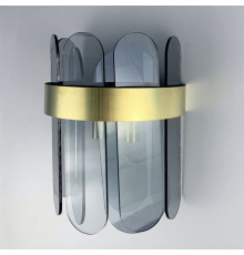 Унікальне бра з скляними графітовими пластинами