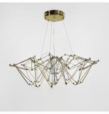 Невагома золота люстра Ø 80 см