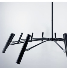 Сучасна трубчаста люстра з 18 регулюючими плафонами