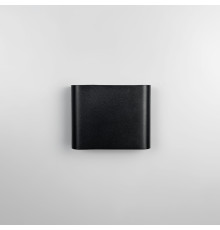 Чорний стіновий світильник із двостороннім світлом 11х9х3 см