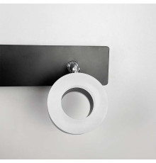 Чорне LED бра із трьома регулюючими точками світла 48х16 см