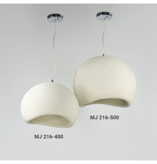 Світильник з білим гіпсовим корпусом 40х33х30 см