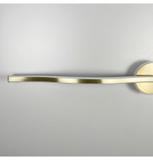 Латунне видовжене хвилеподібне бра 100 см 4000K