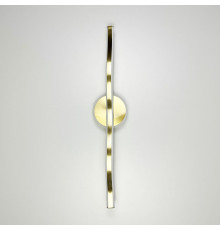 Латунне видовжене хвилеподібне бра 60 см 4000K