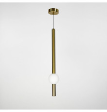 Led світильник латунний у вертикальній формі 60 см на 3 режими