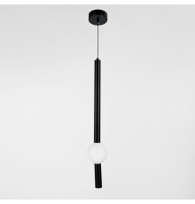 Led світильник чорний у вертикальній формі 60 см на 3 режими