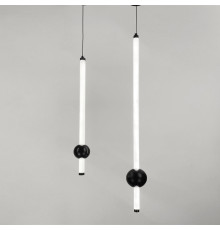 Led світильник у вертикальній формі 60 см із чорною кулькою