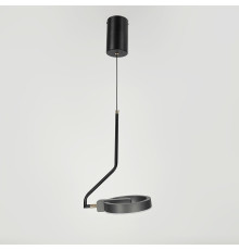 Підвісний футуристичний світильник у чорному корпусі