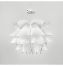 Світильник у формі білої квітки Ø 40 см