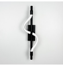 Бра із обплетеним неоном у чорному корпусі 40 см