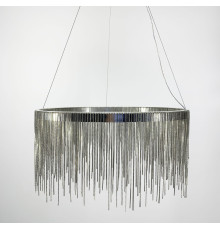 Хромована люстра з ланцюжками Ø 80 см