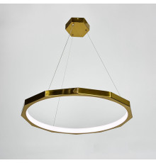 Люстра із підвісним латунним кільцем Ø 60 см