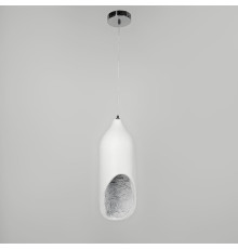 Гіпсовий білий світильник незвичайної форми плафона 50х18 см