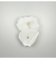 Латунне бра з двома мармуровими пластинами 26х20 см