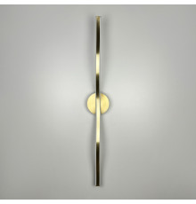 Латунне видовжене хвилеподібне бра 80 см 4000K