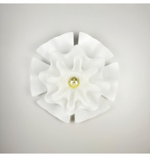 Стельовий світильник у вигляді білої квітки Ø 50 см