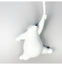 Бра ведмедик із плафоном справа