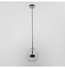 Повітряний світильник Ø20 см із хромованою основою