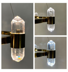 Елегантна люстра з кришталевими елементами  Ø 60 см