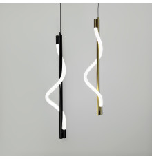 Чорний підвіс із обплетеним неоном 9 Вт