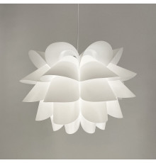 Підвісний світильник у формі білої квітки Ø 35 см