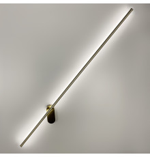 Сучасне лінійне бра в латунному корпусі 150 см