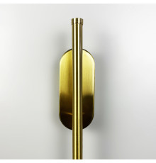 Сучасне лінійне бра в латунному корпусі 80 см