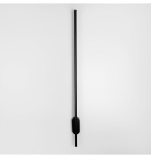 Сучасне лінійне бра в чорному корпусі 100 см