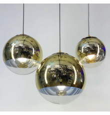 Підвісні світильники із золотистим напиленням