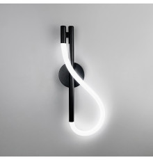 Бра чорне із обплетеним неоном 40 см