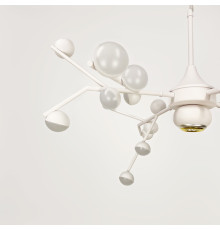 Люстра-молекула в білому кольорі на 30 світлодіодів