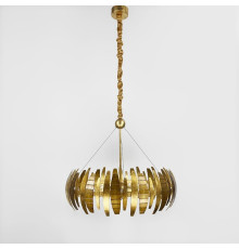 Підвісна люстра у золотому корпусі Ø 50 см