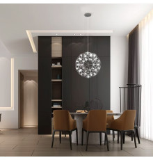 Світлодіодний світильник сфера у хромованому корпусі Ø 40 см