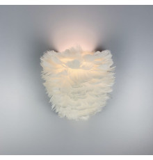 Настінний світильник із натурального білого пірʼя