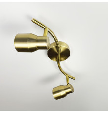 Латунний світильник із 2-ма регульованими плафонами