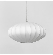 Світильник із білим полімерним абажуром 50х23 см