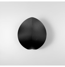 Чорне бра у вигляді листочка 18х15 см